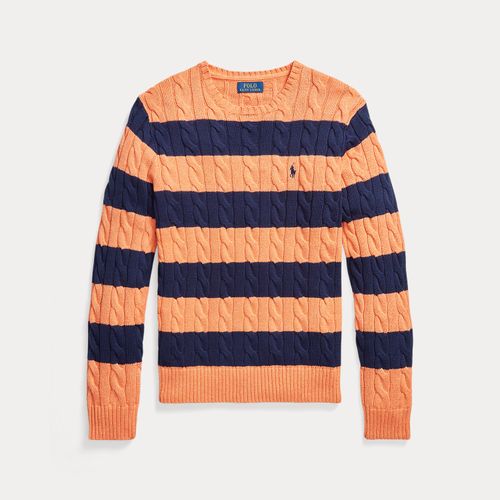 Pull rayé torsadé en coton - Polo Ralph Lauren - Modalova