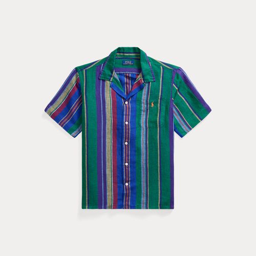 Chemise safari classique rayée en lin - Polo Ralph Lauren - Modalova