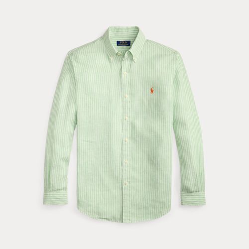 Chemise rayée en lin Custom Fit - Polo Ralph Lauren - Modalova