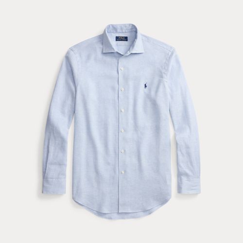Chemise en lin à chevrons Custom Fit - Polo Ralph Lauren - Modalova