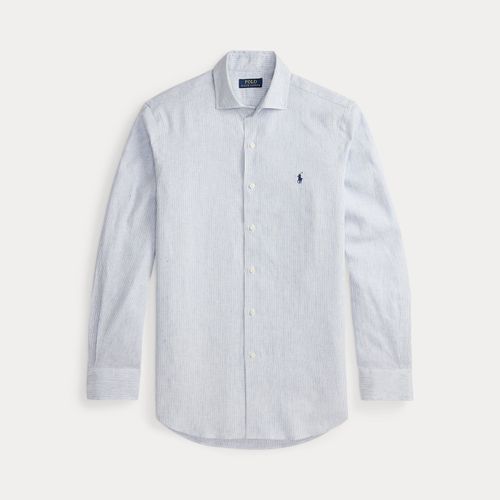 Chemise rayée en lin mélangé Custom Fit - Polo Ralph Lauren - Modalova