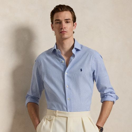 Chemise Custom Fit pied-de-poule en lin - Polo Ralph Lauren - Modalova