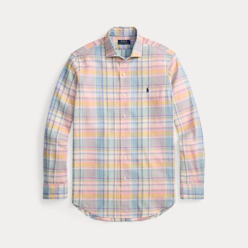Chemise écossaise Custom Fit en lin - Polo Ralph Lauren - Modalova