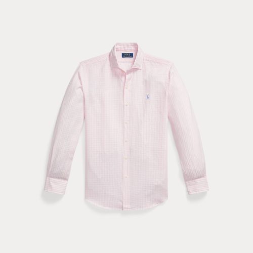 Chemise ajustée rayée en seersucker - Polo Ralph Lauren - Modalova