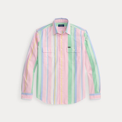 Chemise workwear Oxford rayée Custom Fit - Polo Ralph Lauren - Modalova