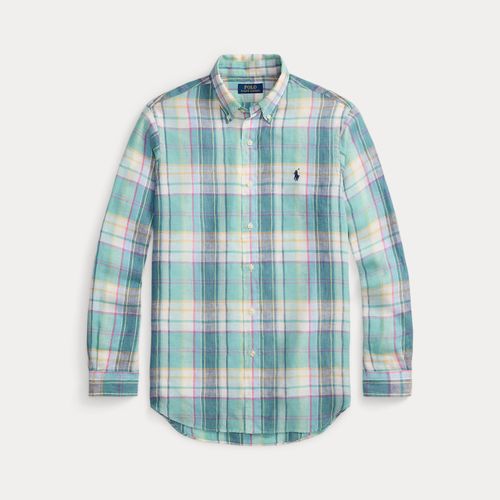 Chemise écossaise ajustée en lin - Polo Ralph Lauren - Modalova