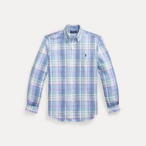 Chemise écossaise ajustée en lin - Polo Ralph Lauren - Modalova
