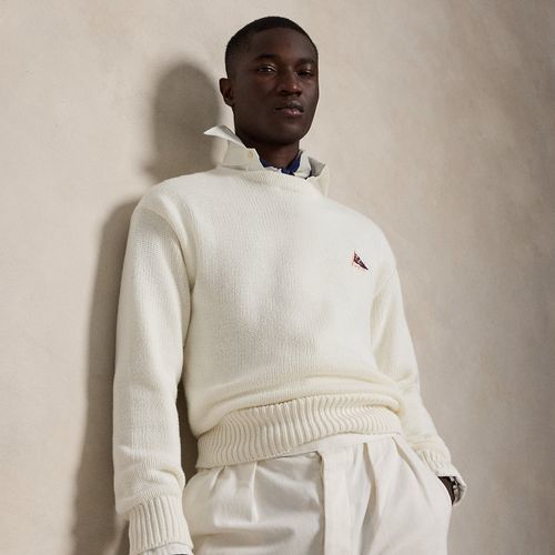 Pull Relaxed Fit en coton brodé - Polo Ralph Lauren - Modalova