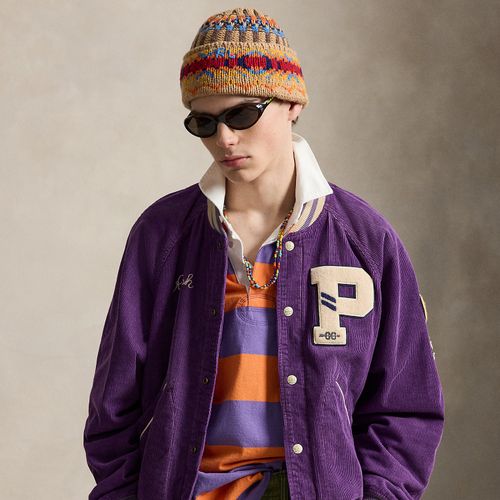 Veste à lettre en velours côtelé - Polo Ralph Lauren - Modalova