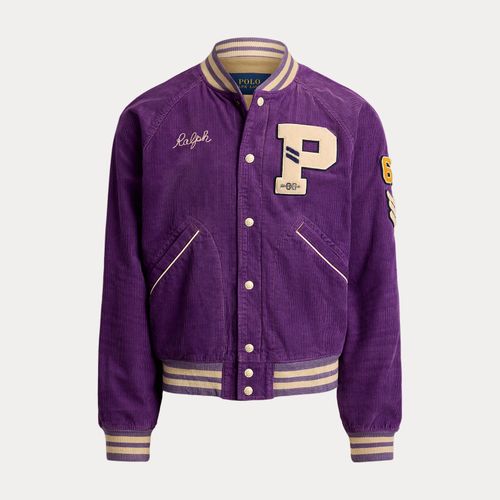 Veste à lettre en velours côtelé - Polo Ralph Lauren - Modalova