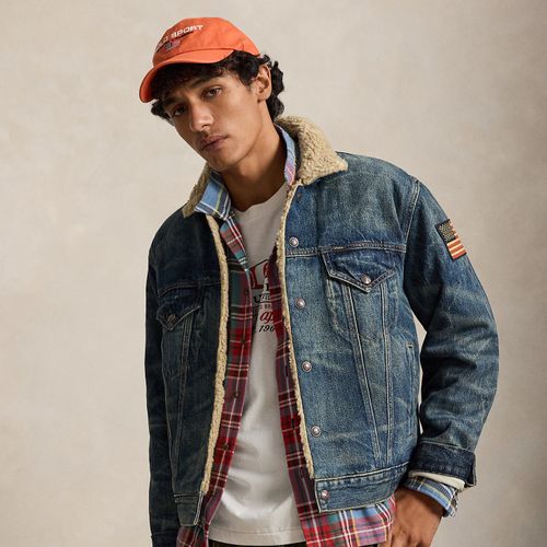 Veste en denim doublée de molleton - Polo Ralph Lauren - Modalova