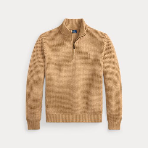 Pull en laine et coton tricot gaufré - Polo Ralph Lauren - Modalova