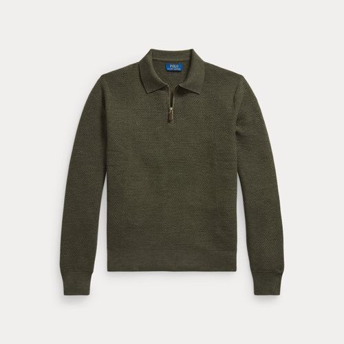 Pull col polo en laine lavable - Polo Ralph Lauren - Modalova