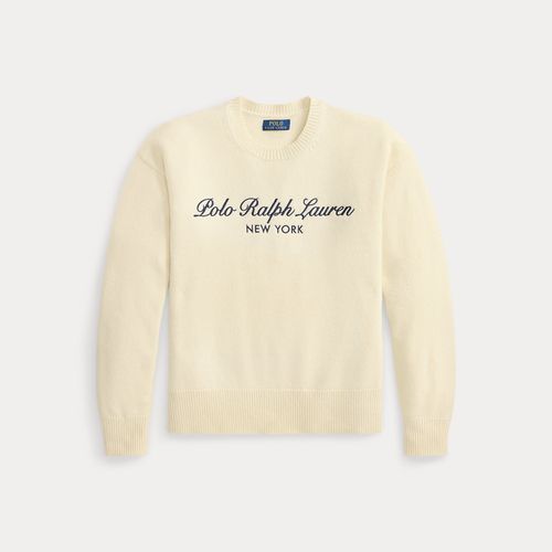 Pull Relaxed Fit en laine et coton - Polo Ralph Lauren - Modalova