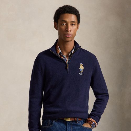 Pull demi-zippé Polo Bear en laine - Polo Ralph Lauren - Modalova