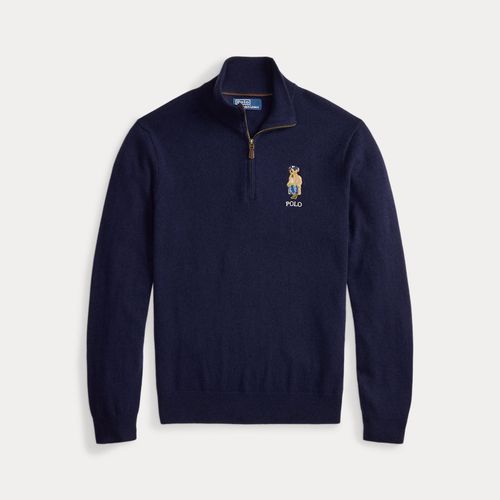 Pull demi-zippé Polo Bear en laine - Polo Ralph Lauren - Modalova