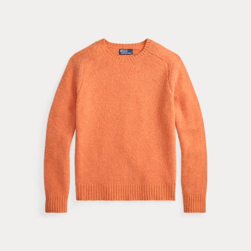 Pull laine et cachemire renforts en daim - Polo Ralph Lauren - Modalova