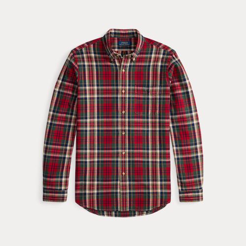 Chemise Oxford écossaise grattée - Polo Ralph Lauren - Modalova