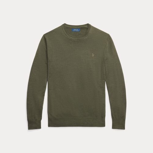 Pull col rond en laine lavable Slim Fit - Polo Ralph Lauren - Modalova