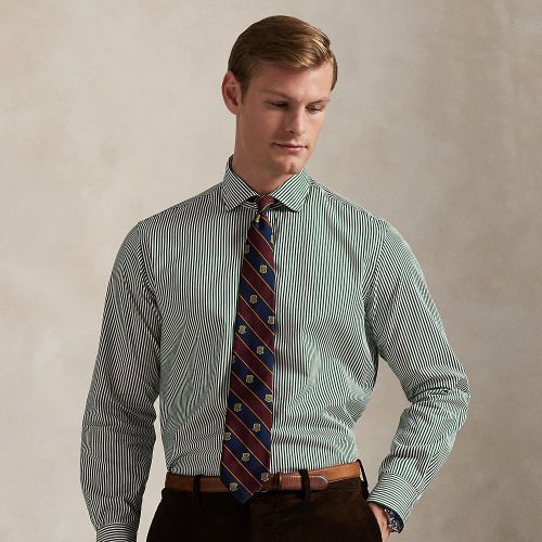 Chemise en popeline rayée Custom Fit - Polo Ralph Lauren - Modalova