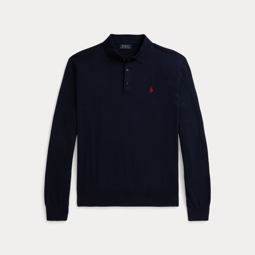 Pull col polo en coton - Polo Ralph Lauren - Modalova