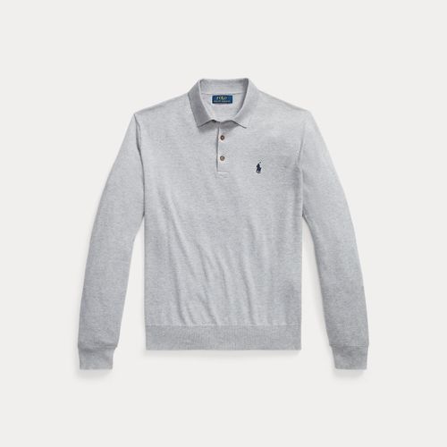 Pull col polo en coton - Polo Ralph Lauren - Modalova