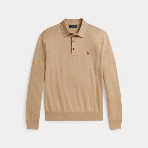 Pull col polo en coton - Polo Ralph Lauren - Modalova