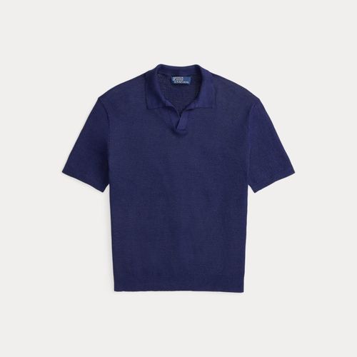 Pull texturé en lin mélangé stretch - Polo Ralph Lauren - Modalova