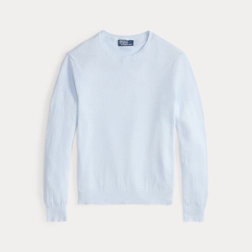 Pull texturé en lin mélangé stretch - Polo Ralph Lauren - Modalova