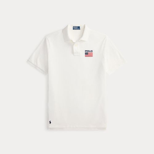 Polo en piqué Classic Fit à drapeau - Polo Ralph Lauren - Modalova