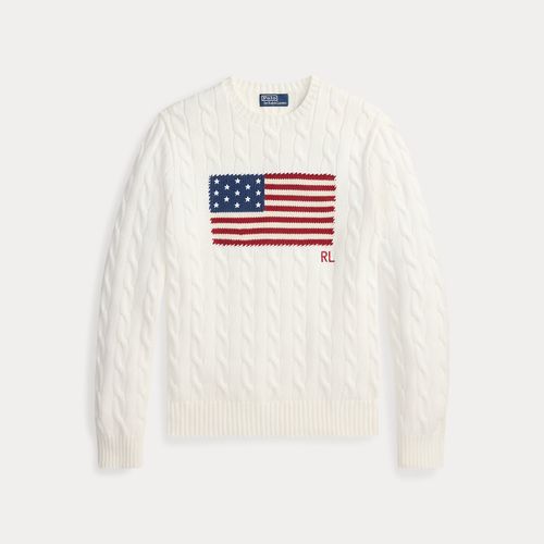 Pull iconique torsadé à drapeau - Polo Ralph Lauren - Modalova