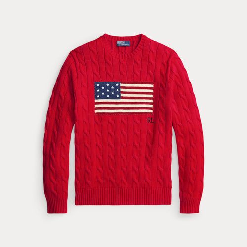 Pull iconique torsadé à drapeau - Polo Ralph Lauren - Modalova