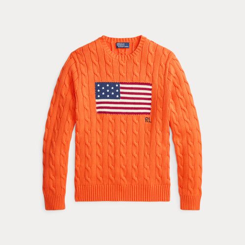 Pull iconique torsadé à drapeau - Polo Ralph Lauren - Modalova