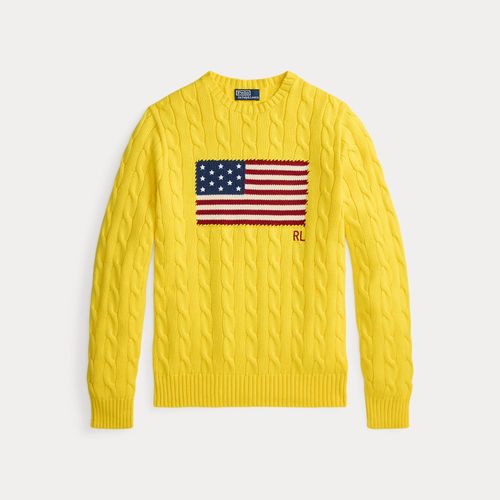 Pull iconique torsadé à drapeau - Polo Ralph Lauren - Modalova