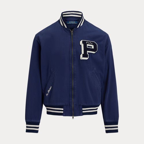 Veste d'athlétisme en toile brodée - Polo Ralph Lauren - Modalova
