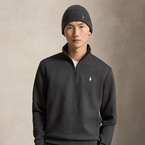 Pull quart de zip en maille double - Polo Ralph Lauren - Modalova
