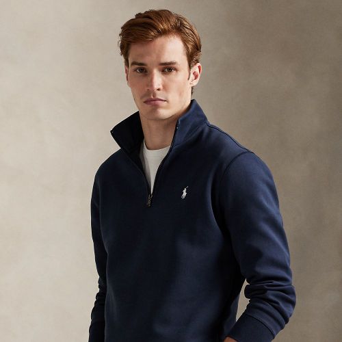 Pull quart de zip en maille double - Polo Ralph Lauren - Modalova