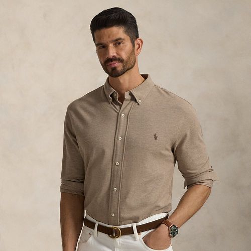 Grandes Tailles - Chemise ultra légère en coton piqué - Big & Tall - Modalova