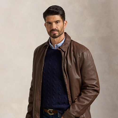 Grandes Tailles - Veste en cuir - Big & Tall - Modalova