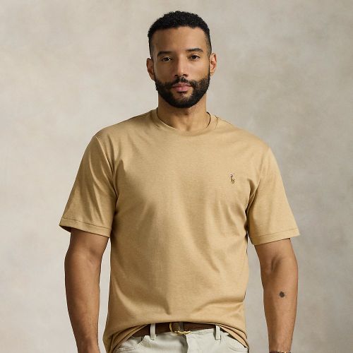Grandes Tailles - T-shirt à col rond en coton doux - Big & Tall - Modalova