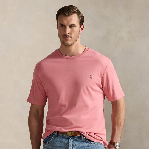 Grandes Tailles - T-shirt à col rond en coton doux - Big & Tall - Modalova