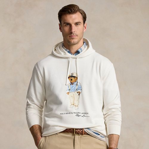 Grandes Tailles - Sweat à capuche Polo Bear en molleton - Big & Tall - Modalova