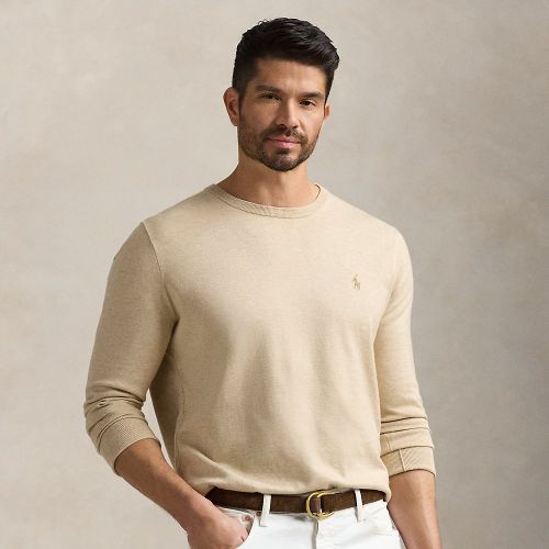 Grandes Tailles - Pull col rond en coton - Big & Tall - Modalova