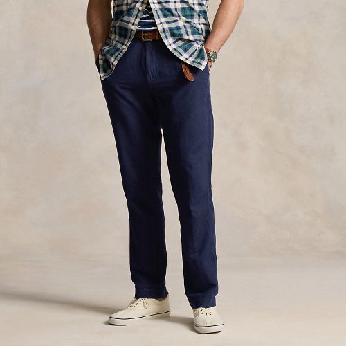 Grandes Tailles - Pantalon classique en coton et lin - Big & Tall - Modalova
