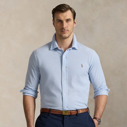 Grandes Tailles - Chemise Oxford en jersey - Big & Tall - Modalova