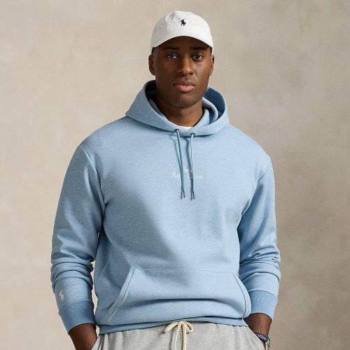 Grandes Tailles - Sweat à capuche maille double à logo - Big & Tall - Modalova