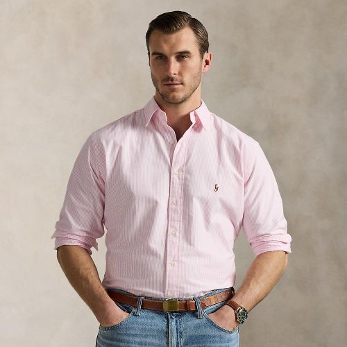 Grandes Tailles - Chemise Oxford rayée - Big & Tall - Modalova