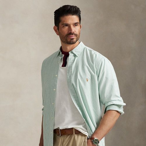 Grandes Tailles - Chemise Oxford rayée - Big & Tall - Modalova