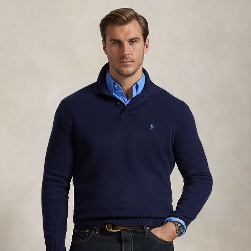 Grandes Tailles - Pull à col polo en laine et cachemire - Big & Tall - Modalova