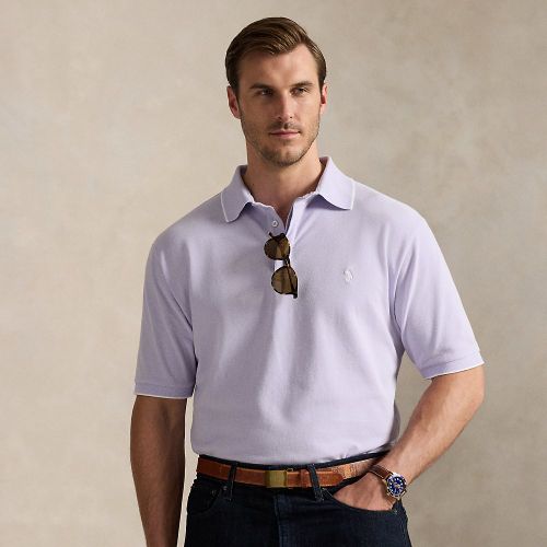 Grandes Tailles - Polo en piqué Oxford stretch - Big & Tall - Modalova